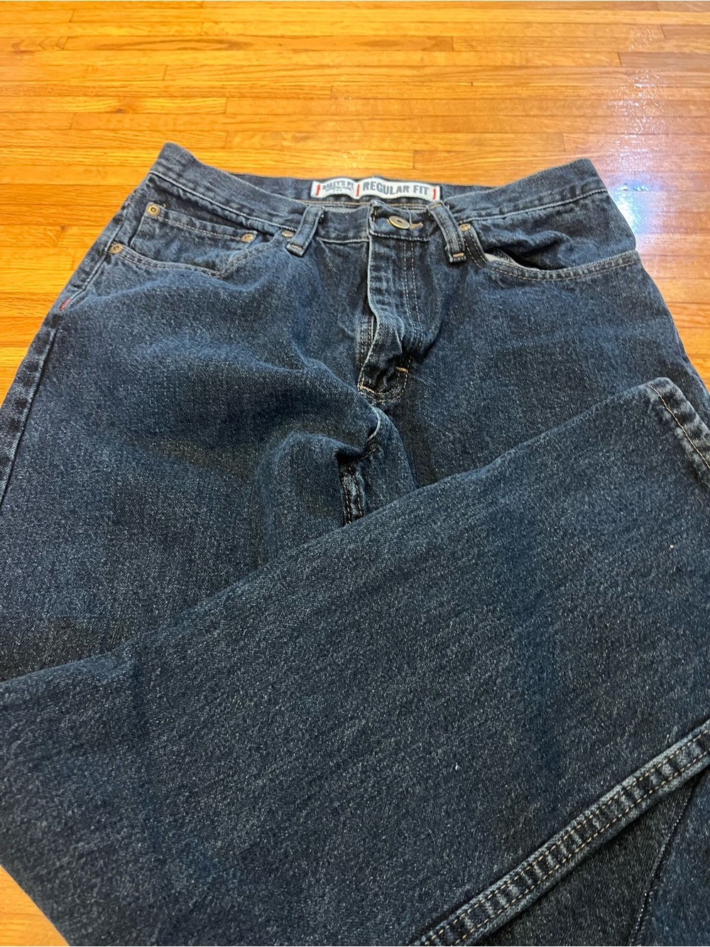 Bailey’s Men's Dark Blue Regular Fit Jeans